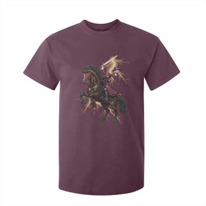 Dullahan Headless Horsewoman T Shirt For Kid Gothic Monster Girl Gift TS12 Maroon Print Your Wear