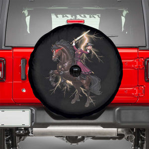 Dullahan Headless Horsewoman Spare Tire Cover Gothic Monster Girl Gift TS12 Black Print Your Wear