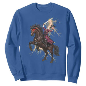 Dullahan Headless Horsewoman Sweatshirt Gothic Monster Girl Gift TS12 Royal Blue Print Your Wear