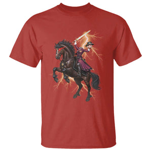 Dullahan Headless Horsewoman T Shirt Gothic Monster Girl Gift TS12 Red Print Your Wear