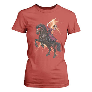 Dullahan Headless Horsewoman T Shirt For Women Gothic Monster Girl Gift TS12 Red Print Your Wear
