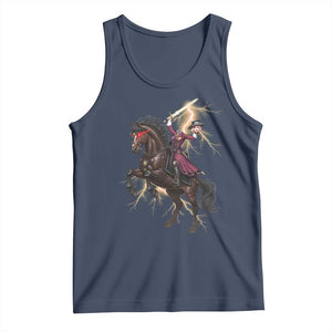 Dullahan Headless Horsewoman Tank Top Gothic Monster Girl Gift TS12 Navy Print Your Wear