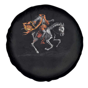 Spooky Skeleton Headless Cowboy Rider Gift Spare Tire Cover TS12 Print Your Wear
