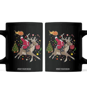 Funny Santa Headless Horseman Coffee Mug Christmas Halloween Gift TS12 Black Print Your Wear