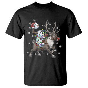 Funny Snowman Headless Horseman T Shirt Christmas Halloween Gift TS12 Black Print Your Wear