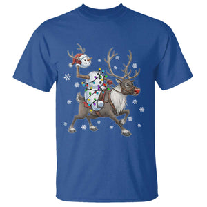 Funny Snowman Headless Horseman T Shirt Christmas Halloween Gift TS12 Royal Blue Print Your Wear