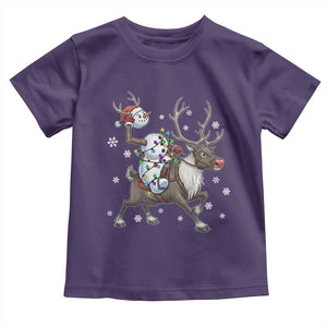 Funny Snowman Headless Horseman Toddler T Shirt Christmas Halloween Gift TS12 Purple Print Your Wear