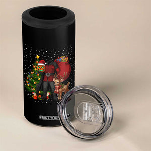 Headless Horseman Santa 4 in 1 Can Cooler Tumbler Funny Christmas Mashup Gift TS12 Print Your Wear