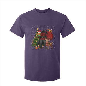 Headless Horseman Santa T Shirt For Kid Funny Christmas Mashup Gift TS12 Purple Print Your Wear
