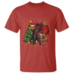 Headless Horseman Santa T Shirt Funny Christmas Mashup Gift TS12 Red Print Your Wear