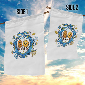 Funny Hanukkah Garden Flag Challah And Latke Cute Food Lover Gift TS12 Print Your Wear