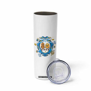 Funny Hanukkah Skinny Tumbler Challah And Latke Cute Food Lover Gift TS12 Print Your Wear