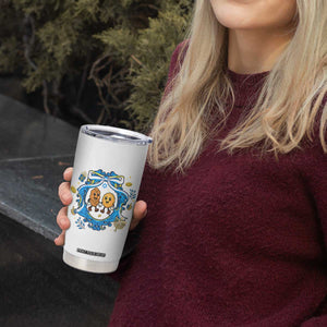 Funny Hanukkah Tumbler Cup Challah And Latke Cute Food Lover Gift TS12 Print Your Wear
