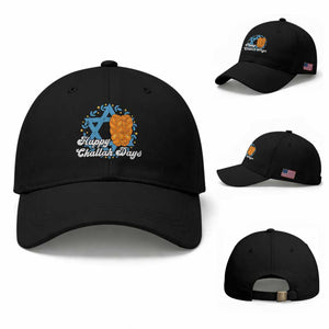 Hanukkah Challah Baseball Cap Happy Challah Days Star Of David Gift TS12 Baseball Cap Universal Fit Black Print Your Wear