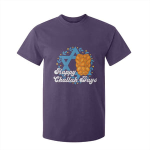 Hanukkah Challah T Shirt For Kid Happy Challah Days Star Of David Gift TS12 Purple Print Your Wear