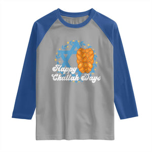 Hanukkah Challah Raglan Shirt Happy Challah Days Star Of David Gift TS12 Sport Gray Royal Print Your Wear