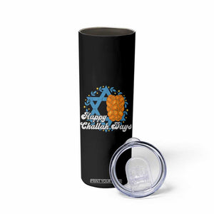Hanukkah Challah Skinny Tumbler Happy Challah Days Star Of David Gift TS12 Print Your Wear