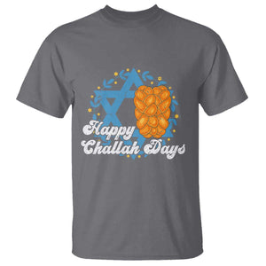 Hanukkah Challah T Shirt Happy Challah Days Star Of David Gift TS12 Charcoal Print Your Wear