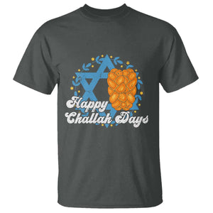Hanukkah Challah T Shirt Happy Challah Days Star Of David Gift TS12 Dark Heather Print Your Wear