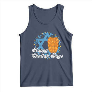 Hanukkah Challah Tank Top Happy Challah Days Star Of David Gift TS12 Navy Print Your Wear