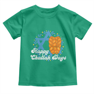 Hanukkah Challah Toddler T Shirt Happy Challah Days Star Of David Gift TS12 Irish Green Print Your Wear