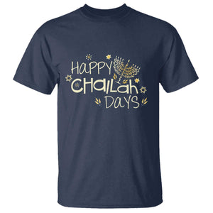 Funny Hanukkah Festival Of Lights T Shirt Happy Challah Days TS12 Navy Print Your Wear