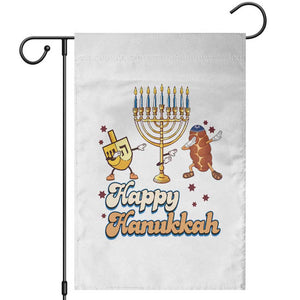Funny Hanukkah Garden Flag Dab Dreidel Menorah Challah Gift TS12 White Print Your Wear
