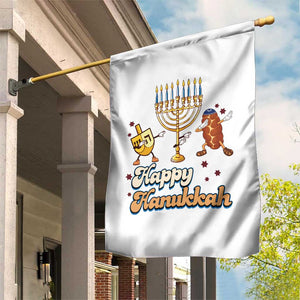Funny Hanukkah Garden Flag Dab Dreidel Menorah Challah Gift TS12 Print Your Wear