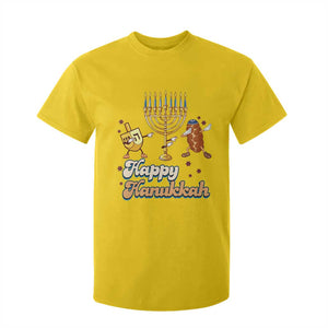 Funny Hanukkah T Shirt For Kid Dab Dreidel Menorah Challah Gift TS12 Daisy Print Your Wear