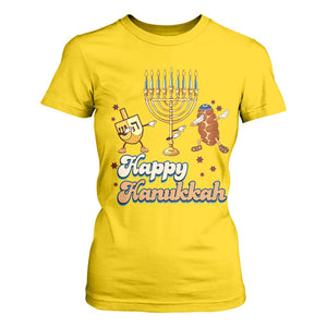 Funny Hanukkah T Shirt For Women Dab Dreidel Menorah Challah Gift TS12 Daisy Print Your Wear