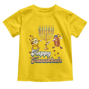 Funny Hanukkah Toddler T Shirt Dab Dreidel Menorah Challah Gift TS12 Daisy Print Your Wear