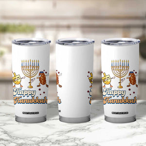 Funny Hanukkah Tumbler Cup Dab Dreidel Menorah Challah Gift TS12 Print Your Wear