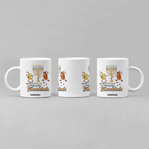 Funny Hanukkah Coffee Mug Dab Dreidel Menorah Challah Gift TS12 Print Your Wear