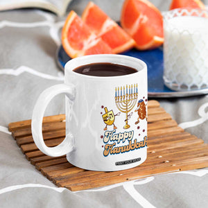 Funny Hanukkah Coffee Mug Dab Dreidel Menorah Challah Gift TS12 Print Your Wear