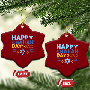 Happy Challah Days Ceramic Ornament Hanukkah Holiday Gift TS12 Print Your Wear