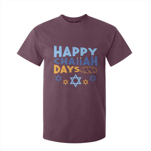 Happy Challah Days T Shirt For Kid Hanukkah Holiday Gift TS12 Maroon Print Your Wear