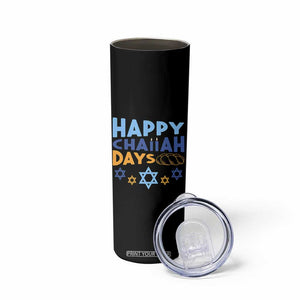 Happy Challah Days Skinny Tumbler Hanukkah Holiday Gift TS12 Print Your Wear