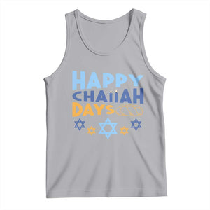 Happy Challah Days Tank Top Hanukkah Holiday Gift TS12 Athletic Heather Print Your Wear