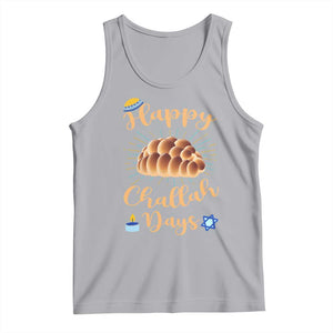 Funny Hanukkah Happy Challah Days Tank Top Jewish Gift TS12 Athletic Heather Print Your Wear