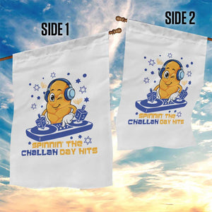 Hanukkah DJ Challah And Dreidel Garden Flag Funny Jewish Gift TS12 Print Your Wear