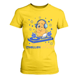 Hanukkah DJ Challah And Dreidel T Shirt For Women Funny Jewish Gift TS12 Daisy Print Your Wear