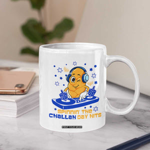 Hanukkah DJ Challah And Dreidel Coffee Mug Funny Jewish Gift TS12 Print Your Wear