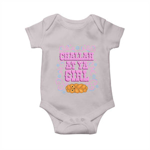 Funny Jewish Holiday Baby Onesie Challah At Ya Girl Gift TS12 Ice Gray Print Your Wear