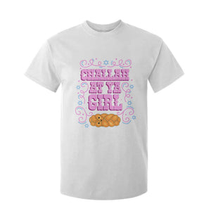 Funny Jewish Holiday T Shirt For Kid Challah At Ya Girl Gift TS12 White Print Your Wear