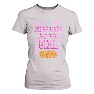 Funny Jewish Holiday T Shirt For Women Challah At Ya Girl Gift TS12 Ice Gray Print Your Wear