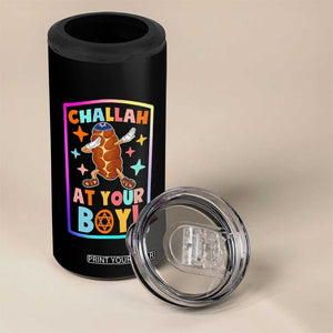 Hanukkah Challah At Ya Boy 4 in 1 Can Cooler Tumbler Funny Holiday Gift TS12 Print Your Wear