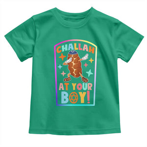 Hanukkah Challah At Ya Boy Toddler T Shirt Funny Holiday Gift TS12 Irish Green Print Your Wear
