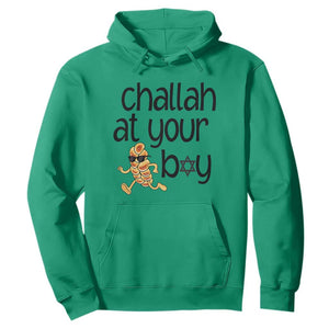 Festival Of Lights Gift Hoodie Hanukkah Challah At Ya Boy TS12 Irish Green Print Your Wear