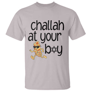 Festival Of Lights Gift T Shirt Hanukkah Challah At Ya Boy TS12 Ice Gray Print Your Wear