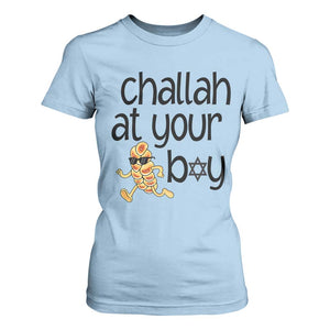 Festival Of Lights Gift T Shirt For Women Hanukkah Challah At Ya Boy TS12 Light Blue Print Your Wear